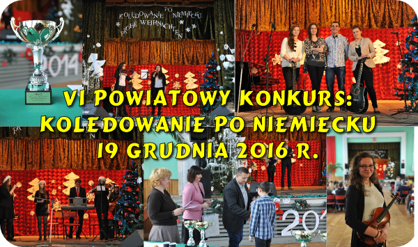 VI Powiatowy Konkurs Kolędowanie po Niemiecku