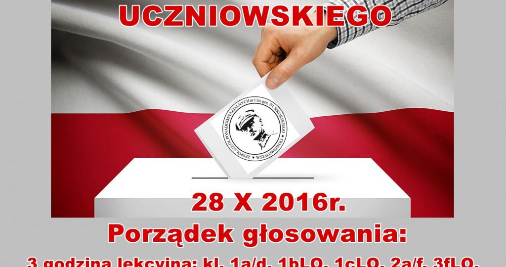 Wybory do Samorządu uczniowskiego