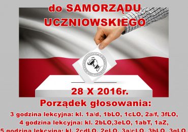 Wybory do Samorządu uczniowskiego