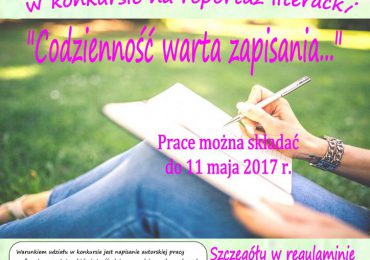 Konkurs na Reportaż literacki