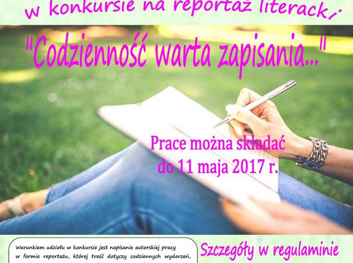 Konkurs na Reportaż literacki