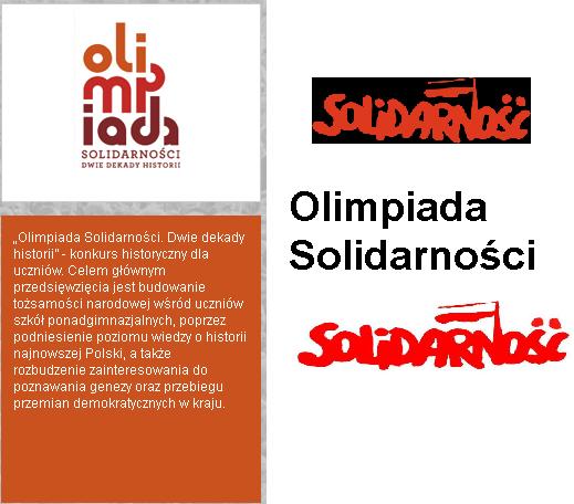 OLIMPIADA SOLIDARNOSCI dwie dekady historii!!!
