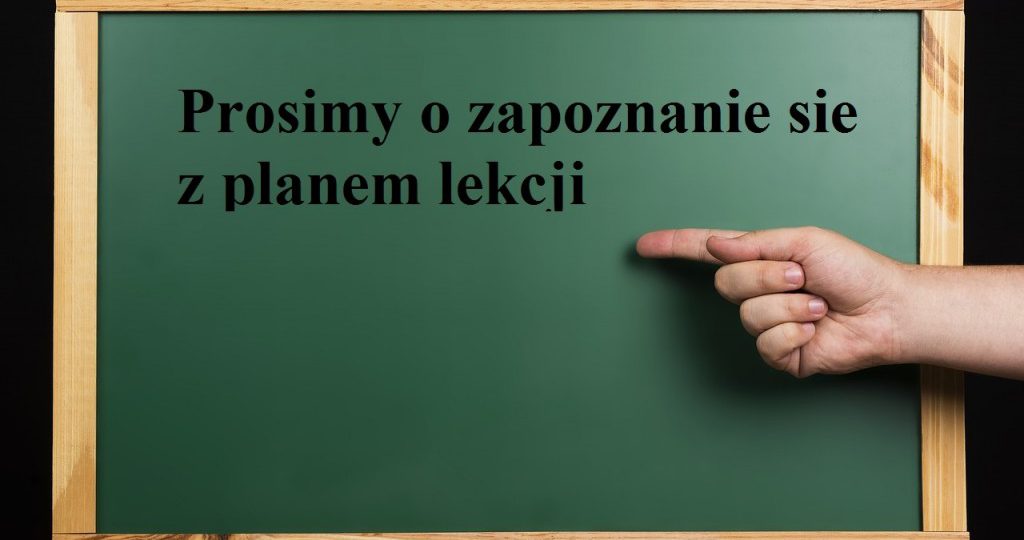 Plan lekcji już na stronie