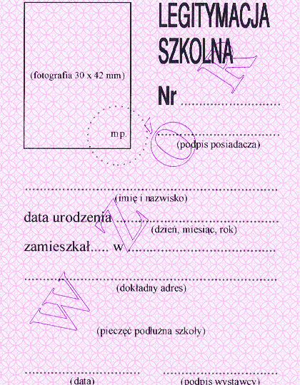 Legitymacje szkolne
