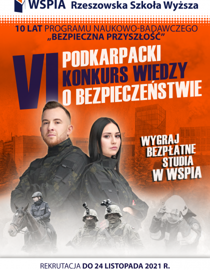VI Podkarpacki Konkurs Wiedzy o Bezpieczeństwie