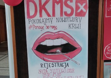 # KOMÓRKOMANIA, akcja Fundacji DKMS w Zespole Szkół nr 1 w Stalowej Woli