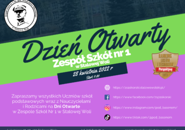 Dzień Otwarty w ZS nr 1 w Stalowej Woli