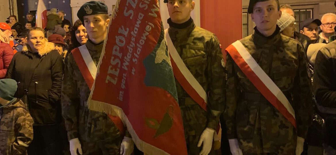 Święto Niepodległości - ślubowanie klas mundurowych