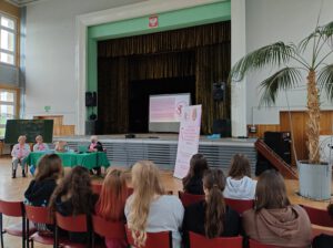 Spotkanie z przedstawicielkami Stalowowolskiego Stowarzyszenia AMAZONKI