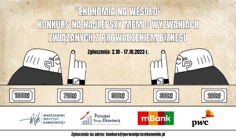 Konkurs "Ekonomia na wesoło"