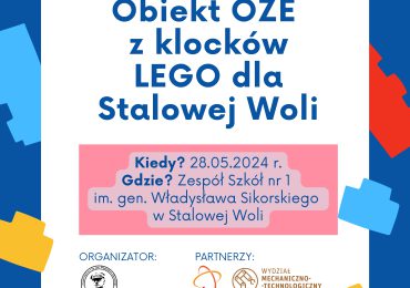 Obiekt OZE z klocków LEGO dla Stalowej Woli