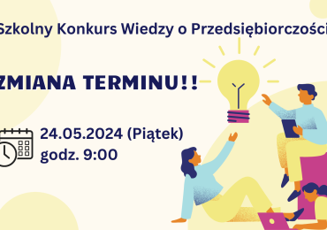 ZMIANA TERMINU KONKURSU