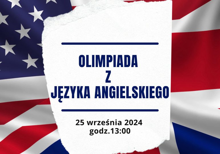 Olimpiada z języka angielskiego