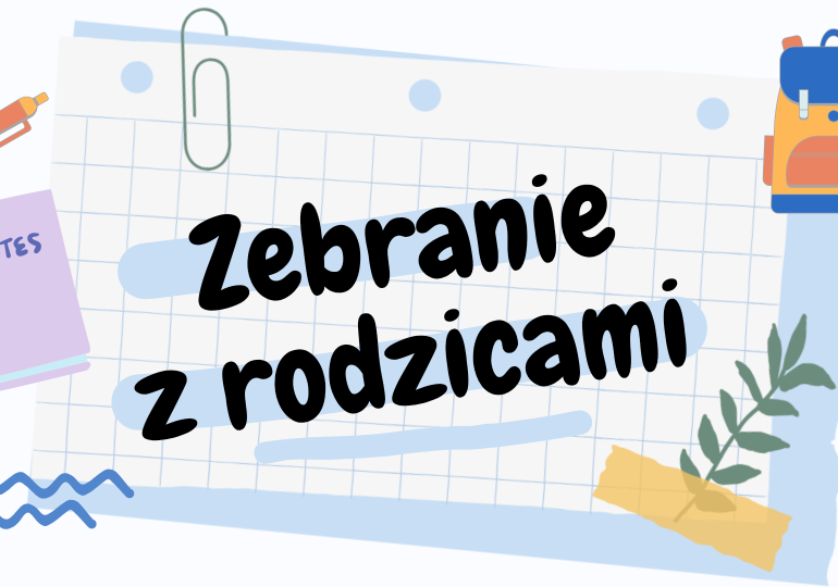 Śródroczne zebranie z rodzicami