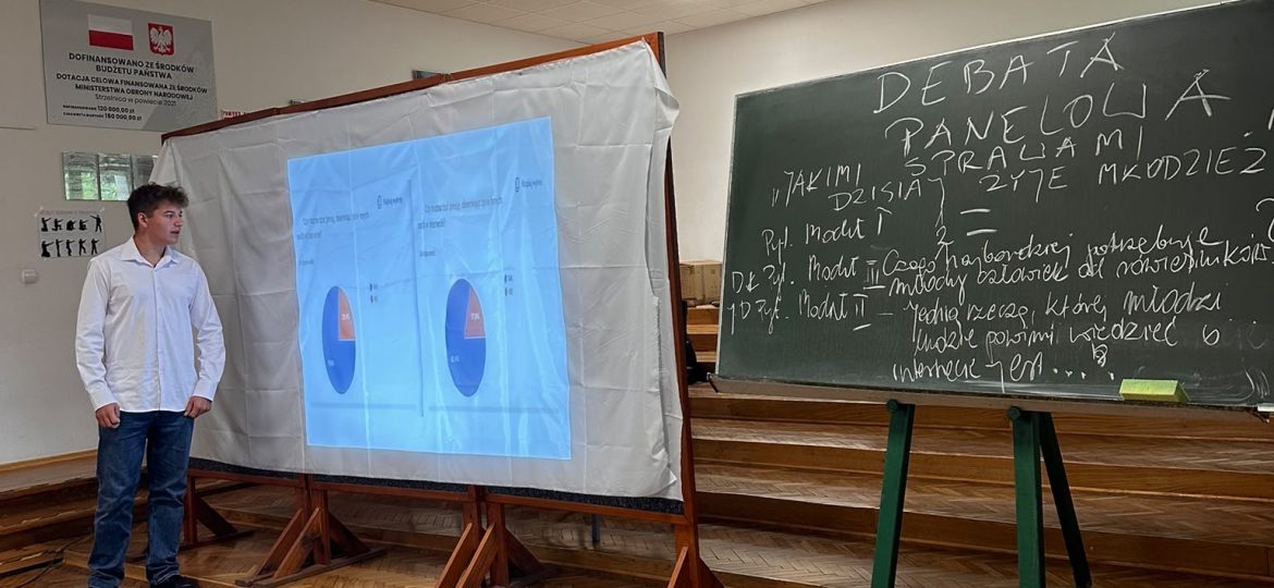 Debata szkolna „Jakimi sprawami dzisiaj żyje młodzież”