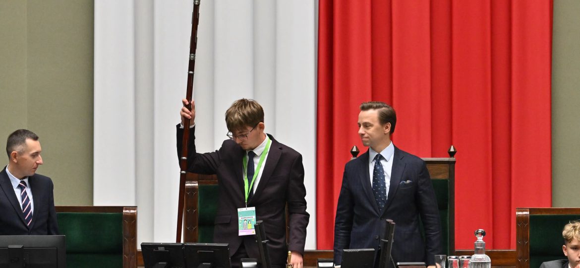 Uczeń naszej szkoły Marszałkiem Sejmu Dzieci i Młodzieży!